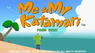 Me and My Katamari (EU) screen shot title